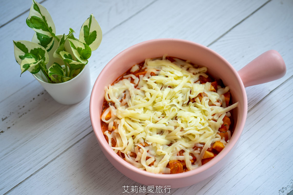 食譜》焗烤蕃茄肉醬杏鮑菇 簡單易學烤箱料理