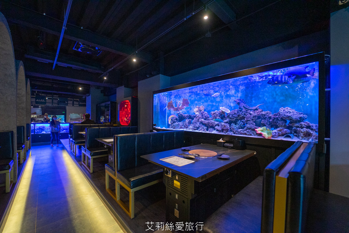 山上走走 日式無菜單燒肉專門店 浪漫氛圍水族館式餐廳