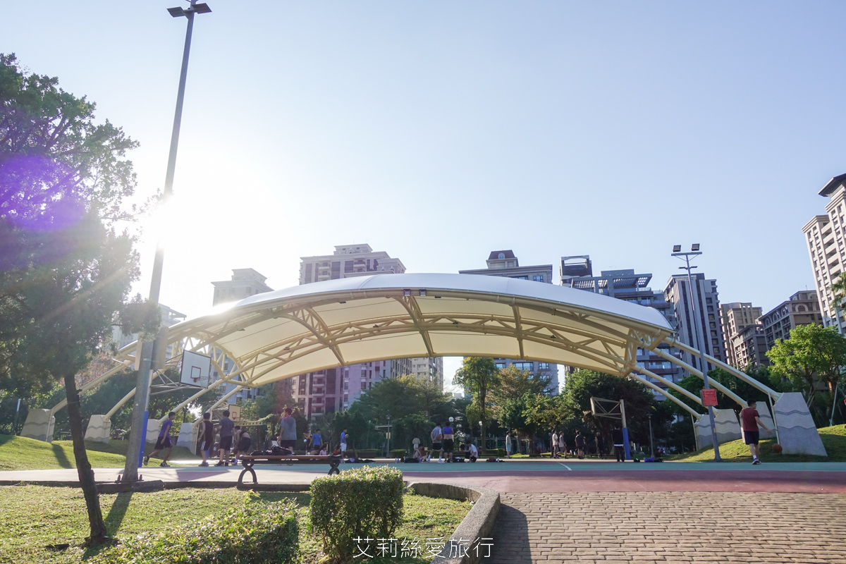 新北落羽松景點 免費入園 新莊頭前運動公園 生態水池冬季夢幻落羽松夏季賞蓮 漫步森林兒童遊戲場 捷運幸福站