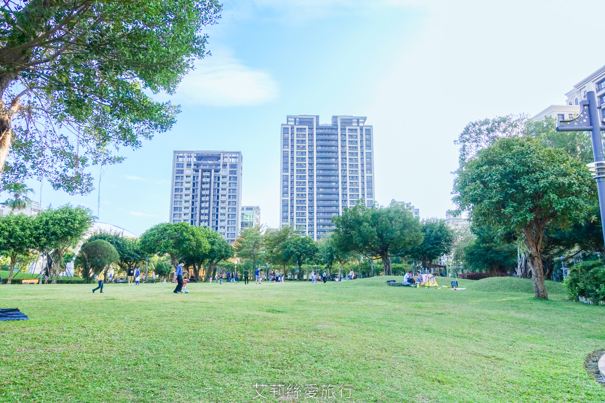 新北落羽松景點 免費入園 新莊頭前運動公園 生態水池冬季夢幻落羽松夏季賞蓮 漫步森林兒童遊戲場 捷運幸福站