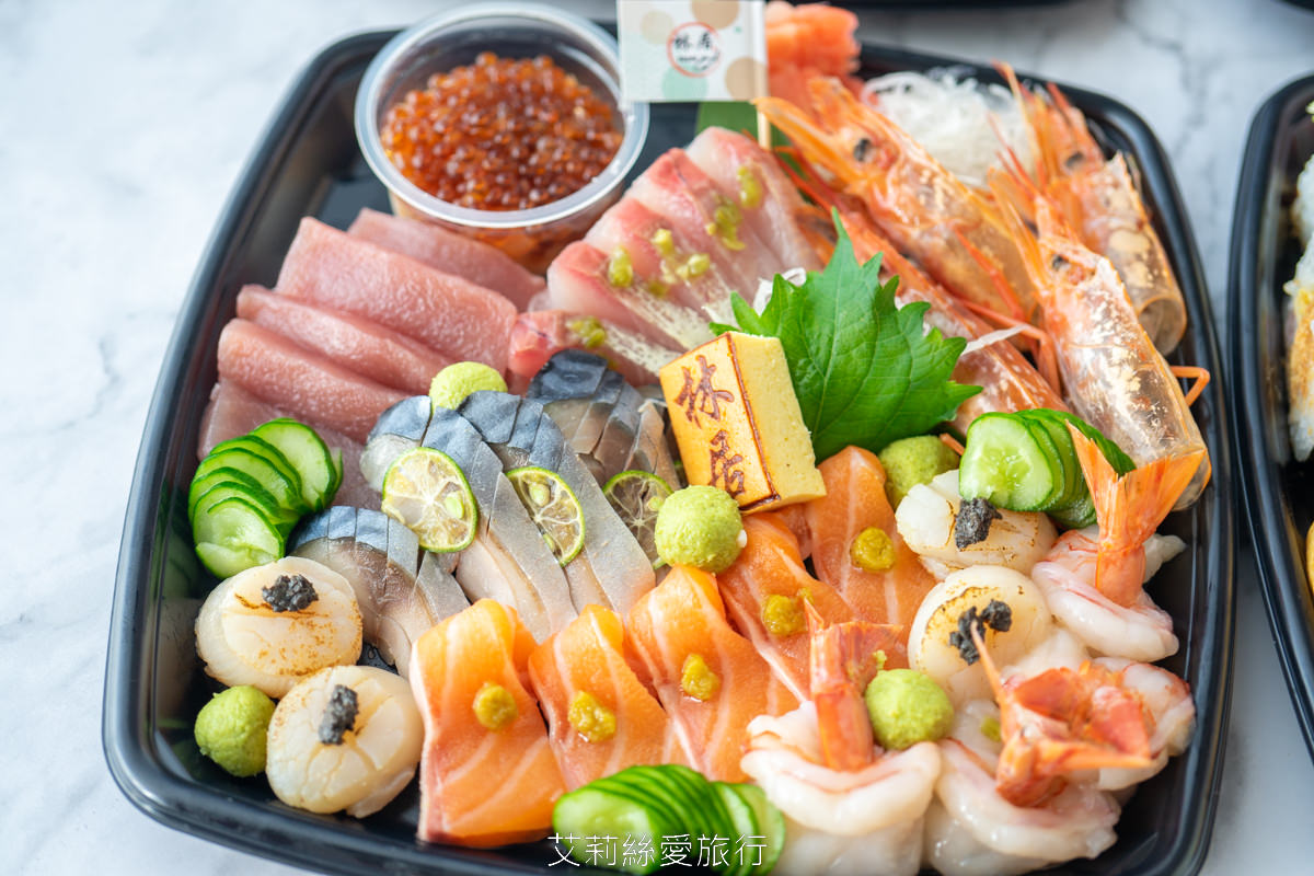 排隊排超長也要吃！台北必吃精緻日式料理 林居sushi日本料理 龍蝦沙拉手捲49元cp值爆表 限量供應豐盛刺身餐盒 生魚握壽司 小朋友最愛的花壽司 外帶外送動動手指不必排隊就能享用！