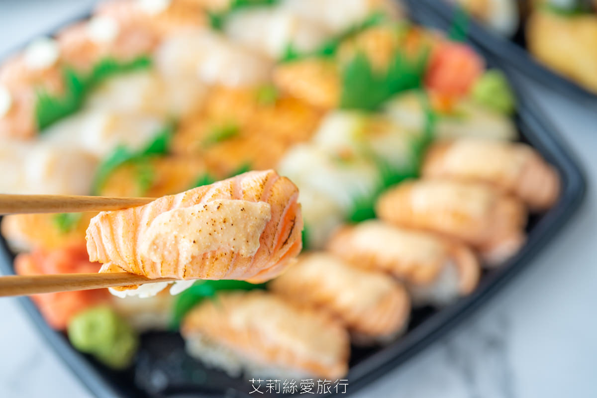 排隊排超長也要吃！台北必吃精緻日式料理 林居sushi日本料理 龍蝦沙拉手捲49元cp值爆表 限量供應豐盛刺身餐盒 生魚握壽司 小朋友最愛的花壽司 外帶外送動動手指不必排隊就能享用！