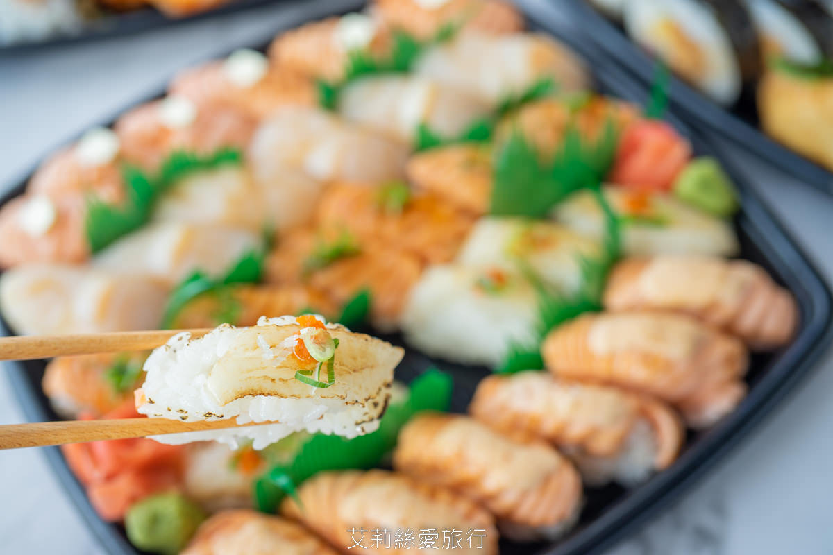 排隊排超長也要吃！台北必吃精緻日式料理 林居sushi日本料理 龍蝦沙拉手捲49元cp值爆表 限量供應豐盛刺身餐盒 生魚握壽司 小朋友最愛的花壽司 外帶外送動動手指不必排隊就能享用！