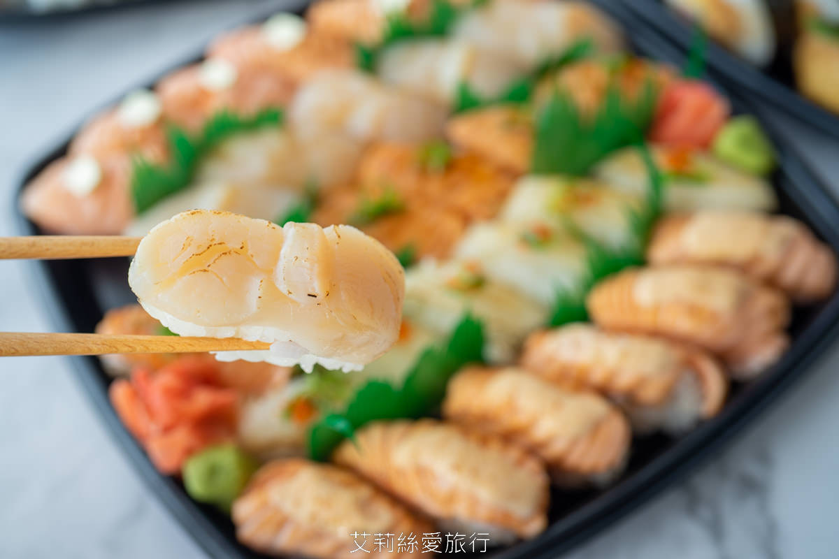 排隊排超長也要吃！台北必吃精緻日式料理 林居sushi日本料理 龍蝦沙拉手捲49元cp值爆表 限量供應豐盛刺身餐盒 生魚握壽司 小朋友最愛的花壽司 外帶外送動動手指不必排隊就能享用！