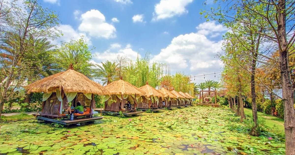 屏東美食 峇里島風景觀餐廳 水明漾 吃冰淇淋、餵魚拍美照 還有新鮮泰國蝦料理 冬季落羽松步道好浪漫 - 第1張圖 屏東美食 峇里島風景觀餐廳 水明漾 吃冰淇淋、餵魚拍美照 還有新鮮泰國蝦料理 冬季落羽松步道好浪漫