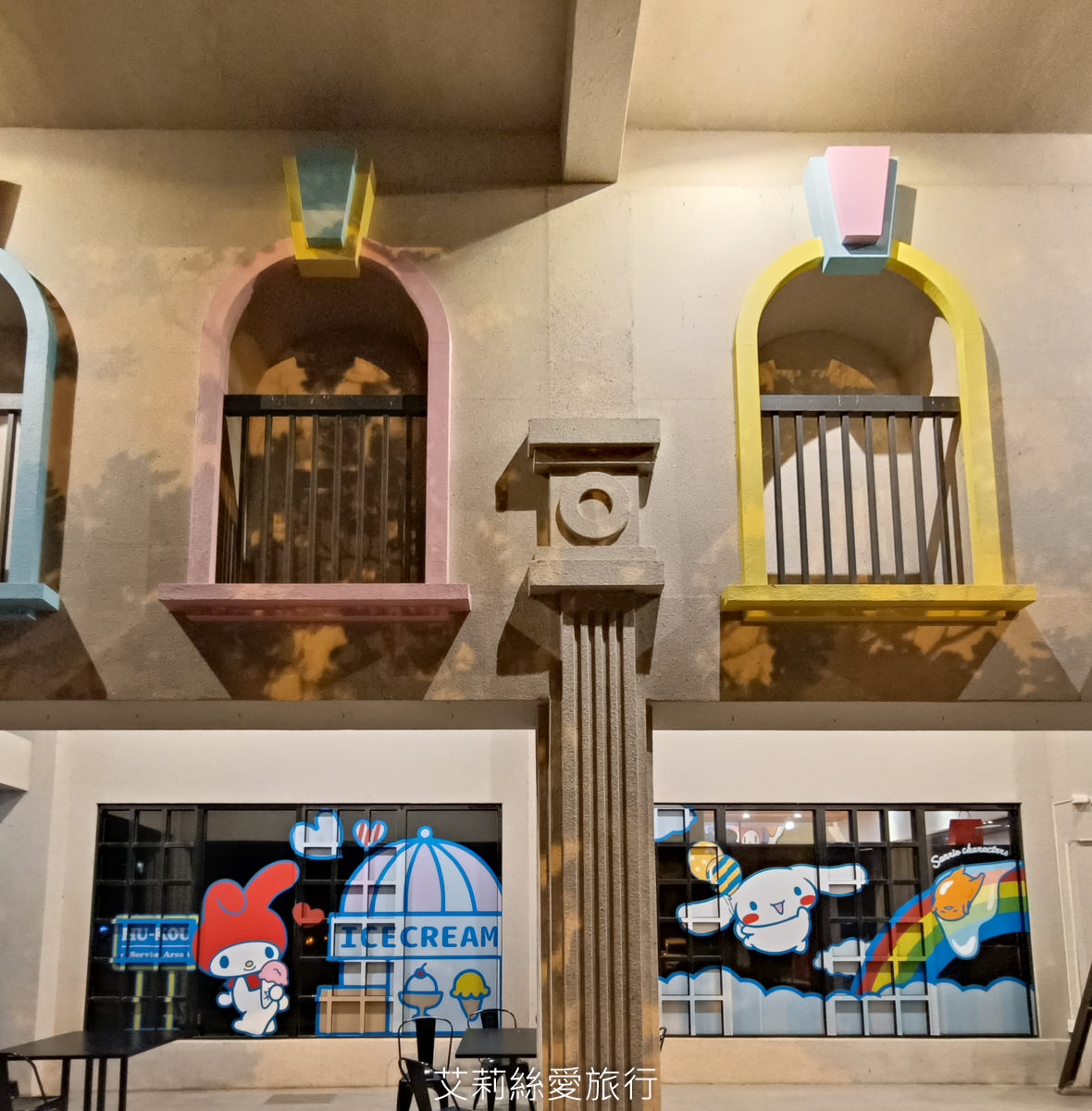 免費景點 Kitty 美樂蒂 蛋黃哥 三麗鷗主題樂園 新竹湖口服務區 (北上) 新竹親子景點 主題餐廳