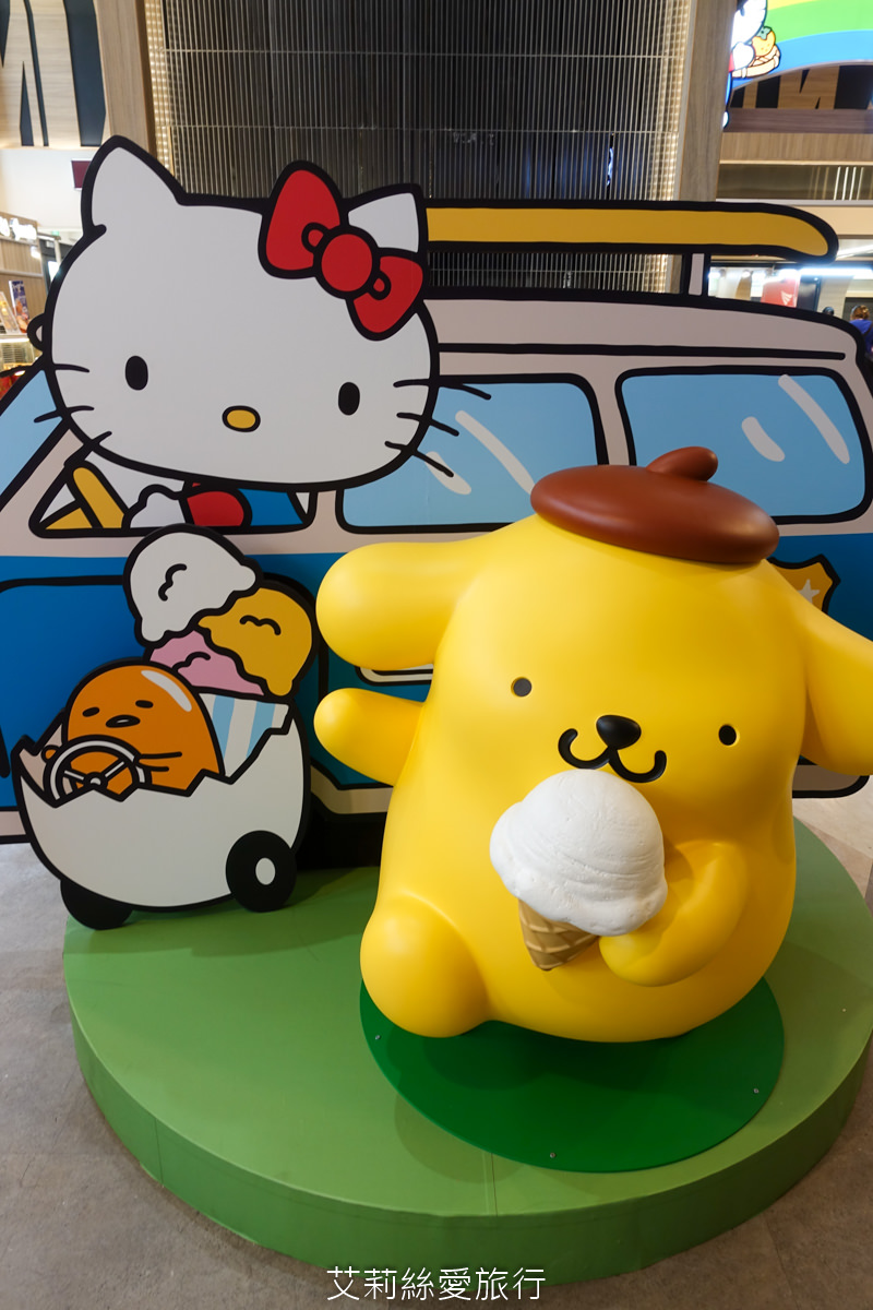 免費景點 Kitty 美樂蒂 布丁狗 三麗鷗主題樂園！新竹湖口服務區 (南下) 新竹親子景點 主題餐廳