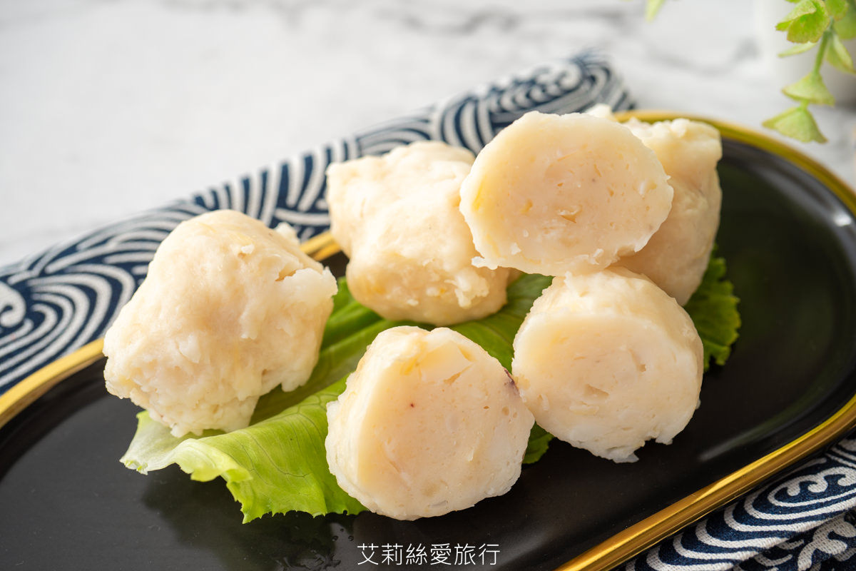 新鮮魚丸創意吃法 不只煮火鍋可涼拌、煎煮炒炸烤 真材實料新鮮食材看得到各種煮法都好吃 金倉食品 干貝花枝丸黃金海鮮餅