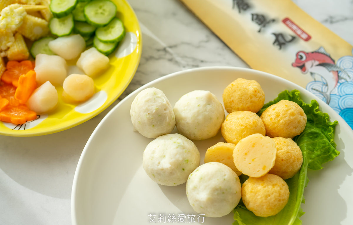 新鮮魚丸創意吃法 不只煮火鍋可涼拌、煎煮炒炸烤 真材實料新鮮食材看得到各種煮法都好吃 金倉食品 干貝花枝丸黃金海鮮餅