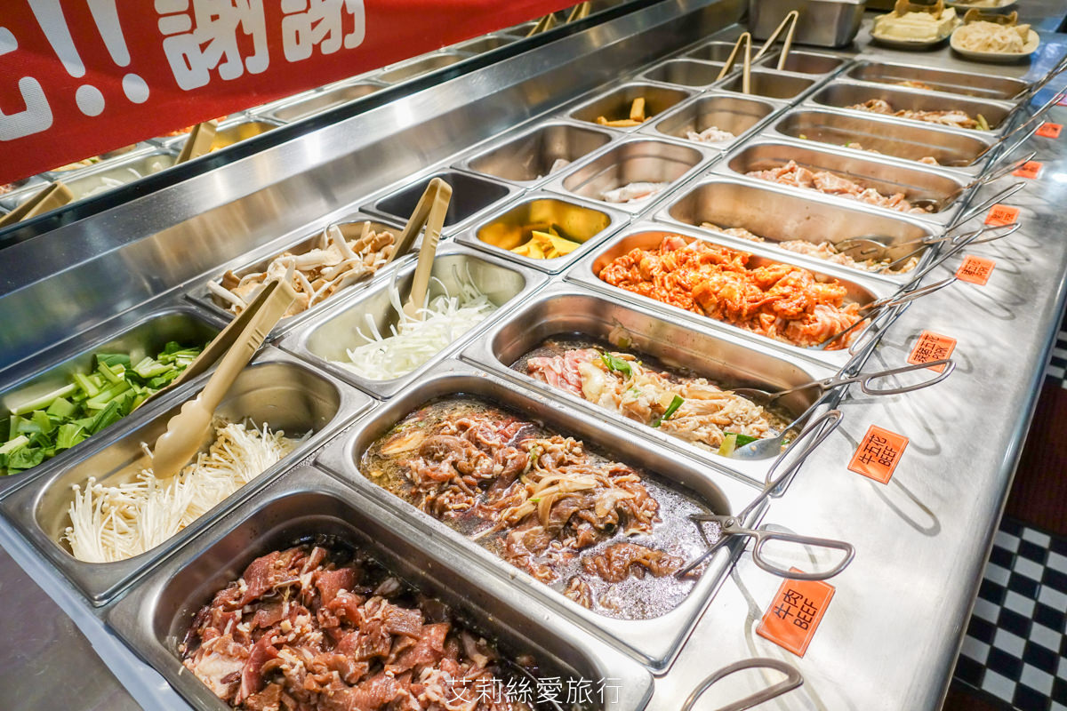 台北小巨蛋美食 韓江烤肉吃到飽只要390起不收服務費 牛小排雞豬牛羊、8種泡菜、水果、冰淇淋、飲品任你吃