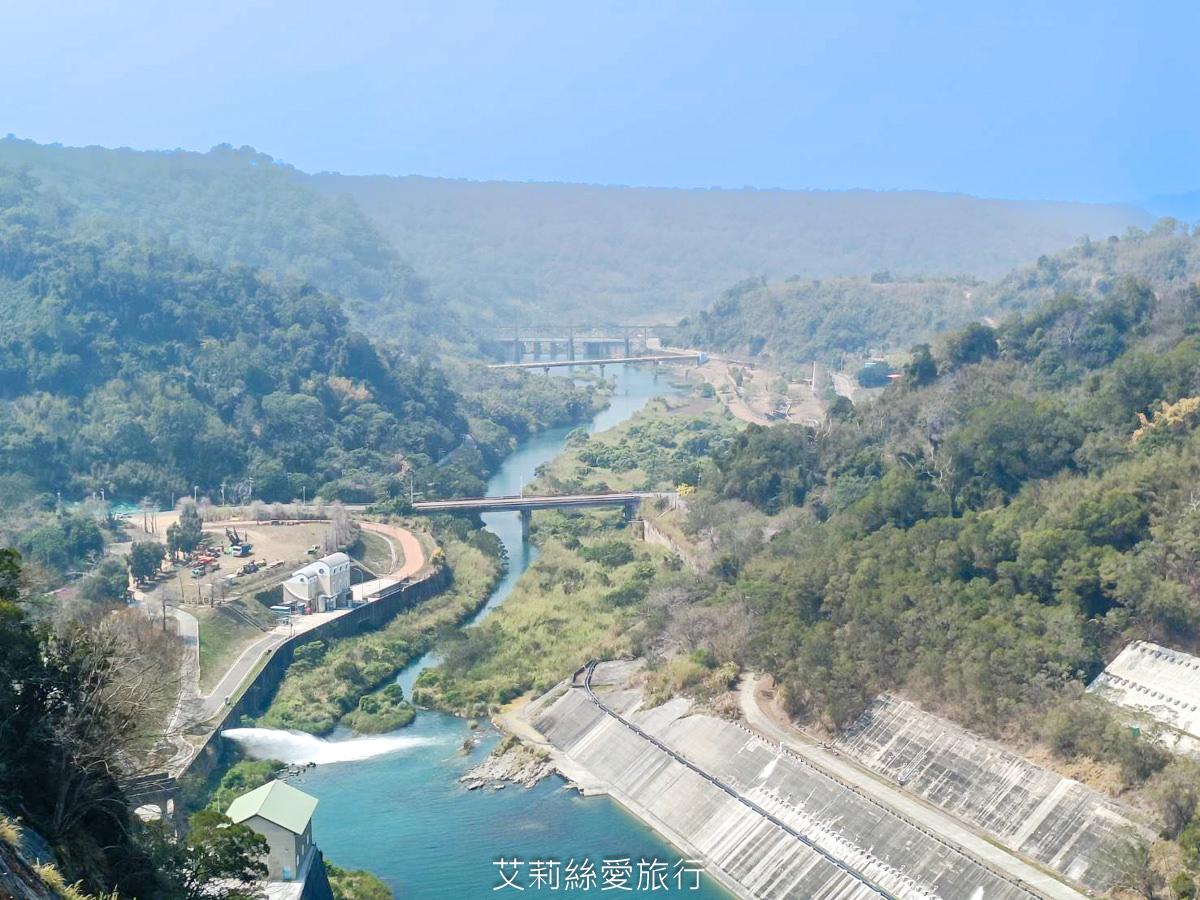 苗栗卓蘭景點 鯉魚潭水庫觀景臺 遼闊景觀台 免費參觀 連停車場也免費！
