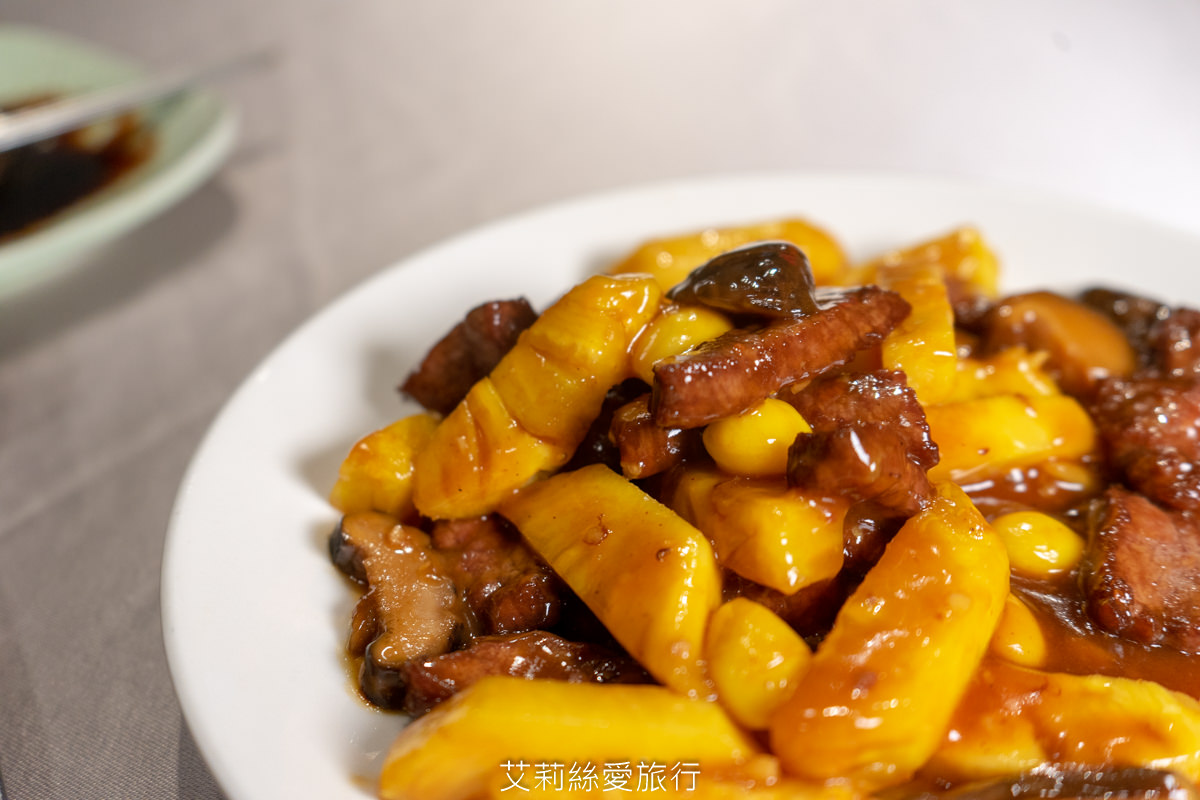 台北車站美食》點水樓 春季限定 酸甜金鑽鳳梨入菜美味升級 鮮甜多汁白蘆筍錯過等明年