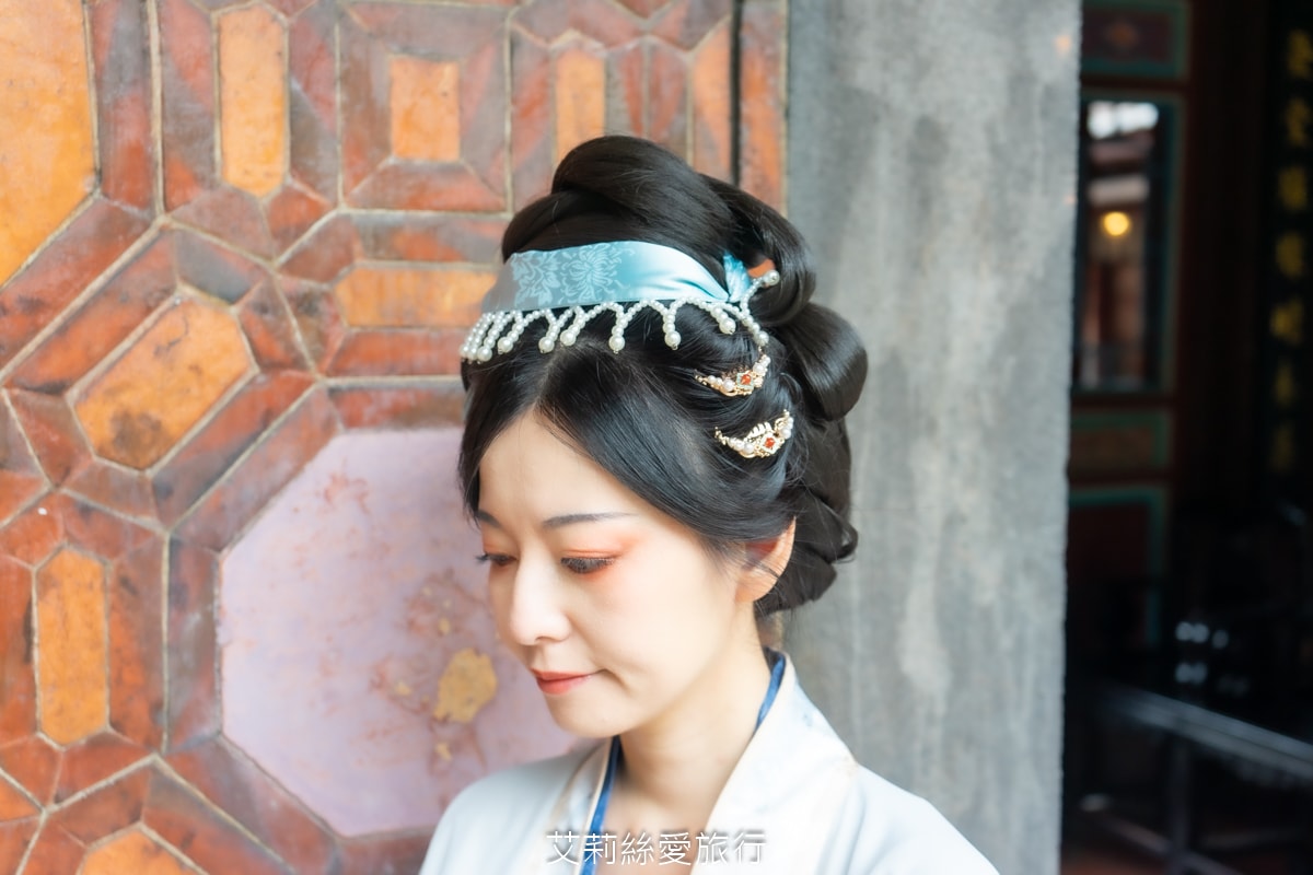 古風沉浸式漢服文化體驗 西江玥樓 小義子漢服 穿漢服 變妝髮 一秒穿越好好玩 新北板橋林家花園對面