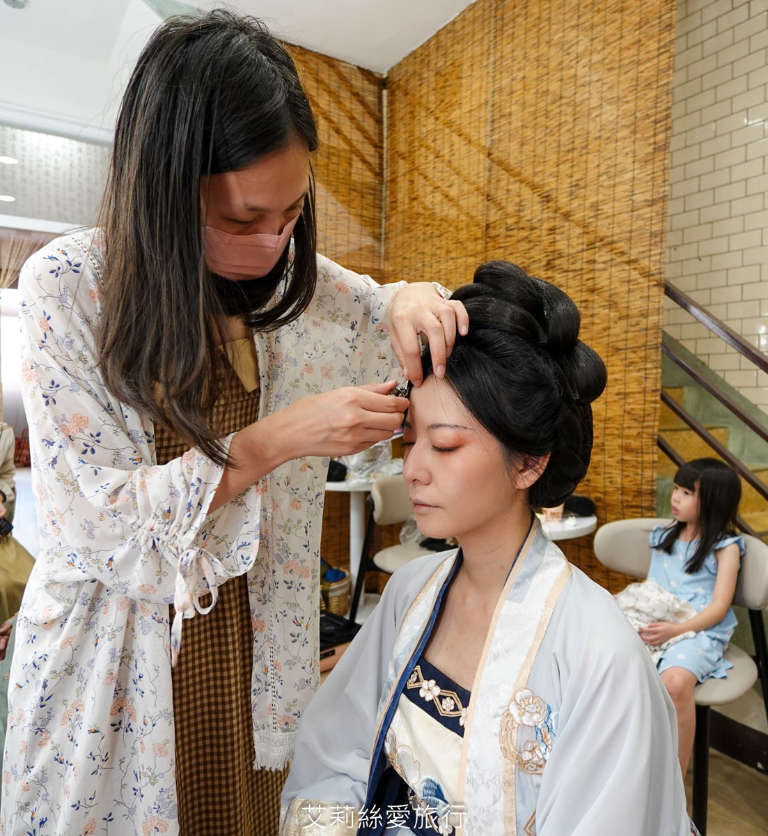 古風沉浸式漢服文化體驗 西江玥樓 小義子漢服 穿漢服 變妝髮 一秒穿越好好玩 新北板橋林家花園對面