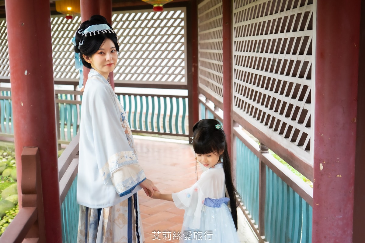 古風沉浸式漢服文化體驗 西江玥樓 小義子漢服 穿漢服 變妝髮 一秒穿越好好玩 新北板橋林家花園對面