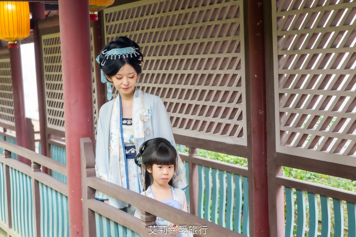 古風沉浸式漢服文化體驗 西江玥樓 小義子漢服 穿漢服 變妝髮 一秒穿越好好玩 新北板橋林家花園對面