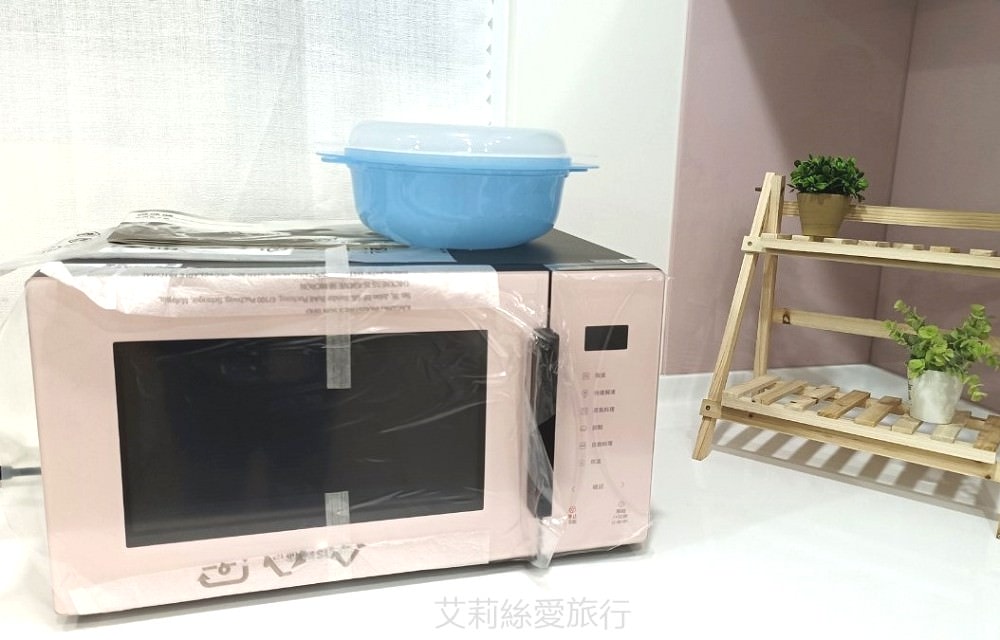 粉紅控必看！三星 BESPOKE 珊瑚粉美型微波爐 快速解凍 蒸氣料理功能 保留食材的營養 快速又方便！限時開團！