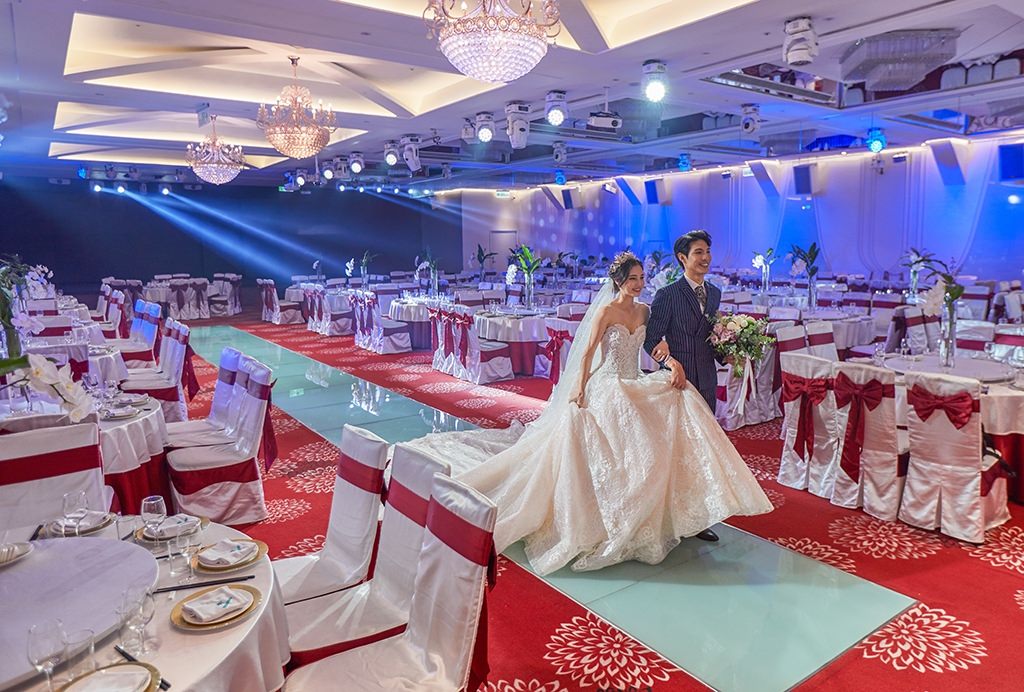 台北捷運 婚宴會館 星靓點花園飯店 $9999輕鬆成家 關島白色水晶教堂 捷運步行3分鐘