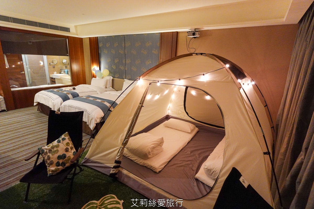 淡水住宿 台灣最美飯店!淡水福容大飯店 漁人碼頭 藍白地中海風格 最新露營主題房型 300坪遊戲區 絕美泳池和露台 玩到不想回家 - 第6張圖 淡水住宿 台灣最美飯店!淡水福容大飯店 漁人碼頭 藍白地中海風格 最新露營主題房型 300坪遊戲區 絕美泳池和露台 玩到不想回家