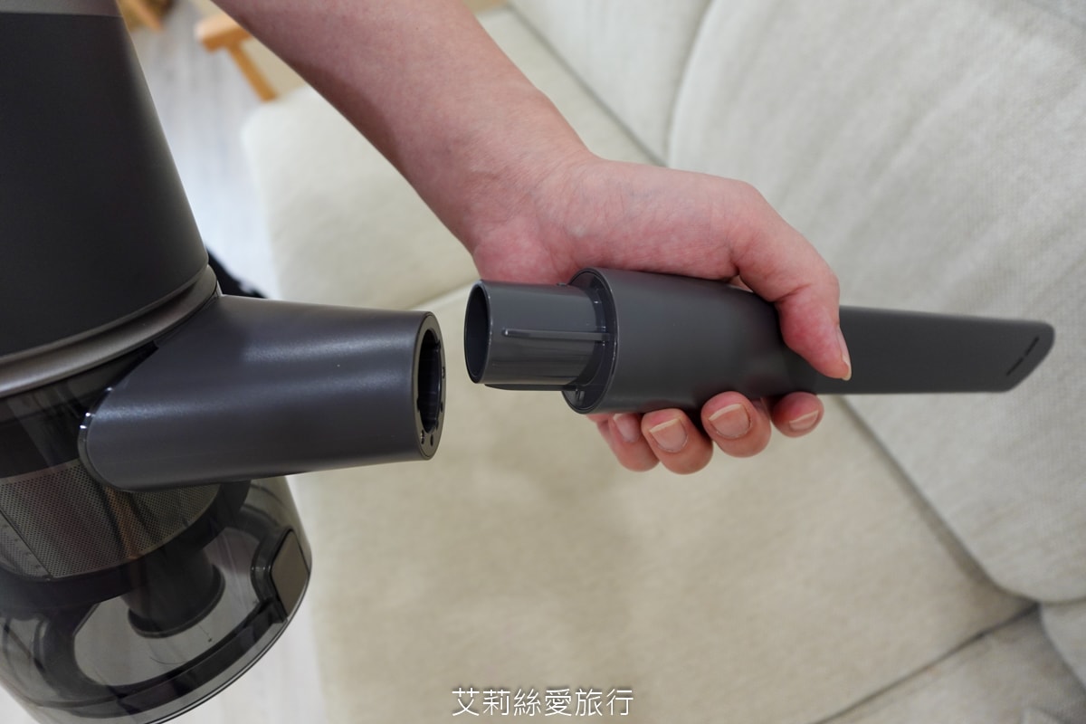 家電開箱無線吸塵器推薦！禾聯家電多功能輕巧無線吸塵器 護眼綠光顯塵好清潔 低音運轉小孩寵物都安心！