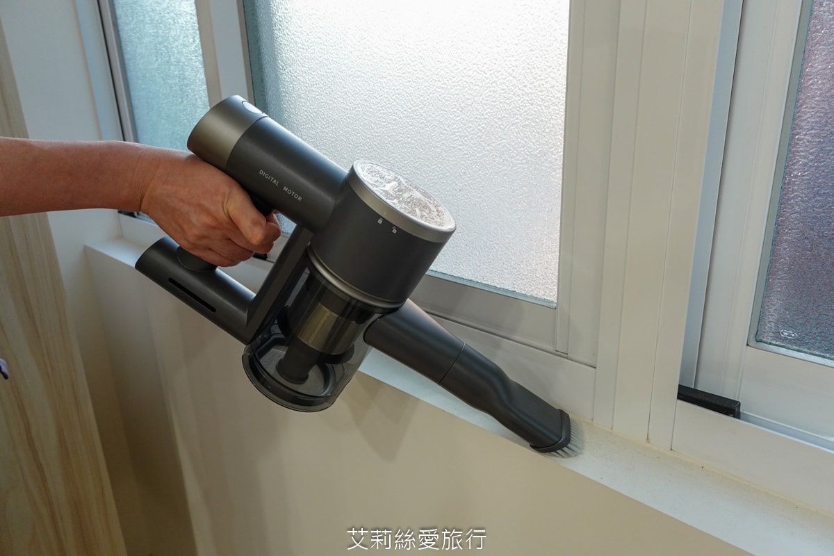 家電開箱無線吸塵器推薦！禾聯家電多功能輕巧無線吸塵器 護眼綠光顯塵好清潔 低音運轉小孩寵物都安心！