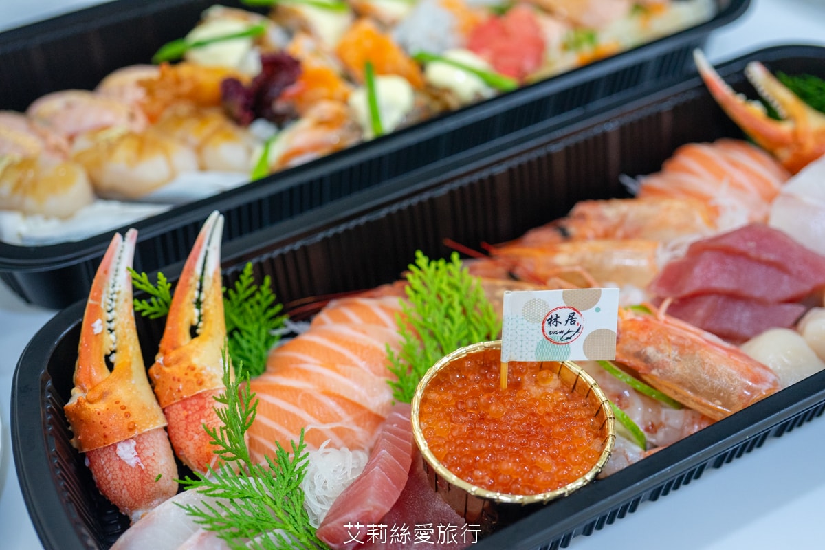 免出門在家品嚐頂級海鮮拼盤 林居日本料理 新春限定團圓盛宴年菜 極上刺身 現烤海鮮組合 松葉蟹鉗 生食鮮干貝 鮮甜鮭魚卵 宅配到府