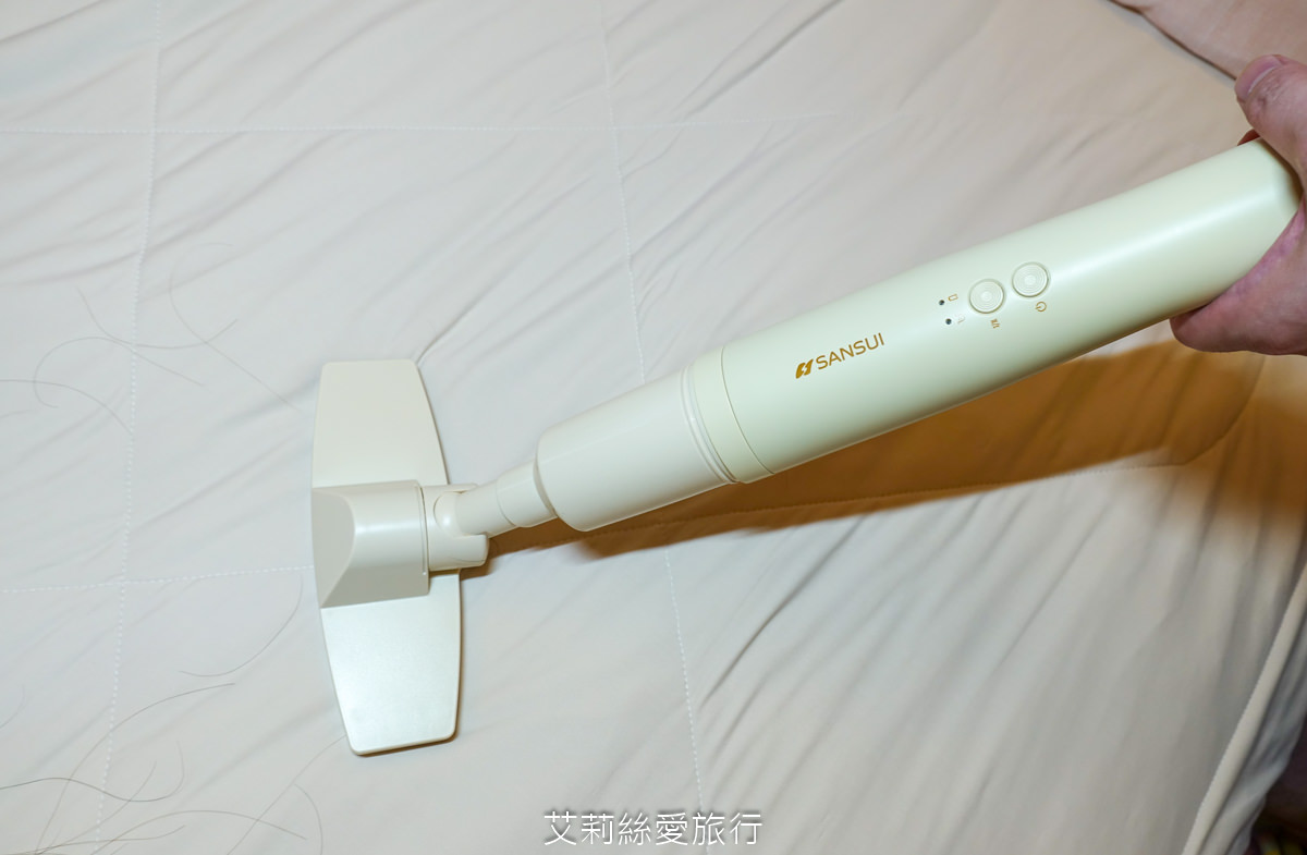 好物推薦 SANSUI山水輕淨吸迷你無線吸塵器 一機多用途無線手持好輕巧 還能變身塵螨機、居家車用清潔都ok！