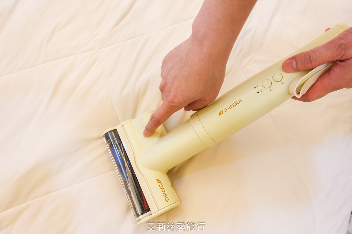 好物推薦 SANSUI山水輕淨吸迷你無線吸塵器 一機多用途無線手持好輕巧 還能變身塵螨機、居家車用清潔都ok！