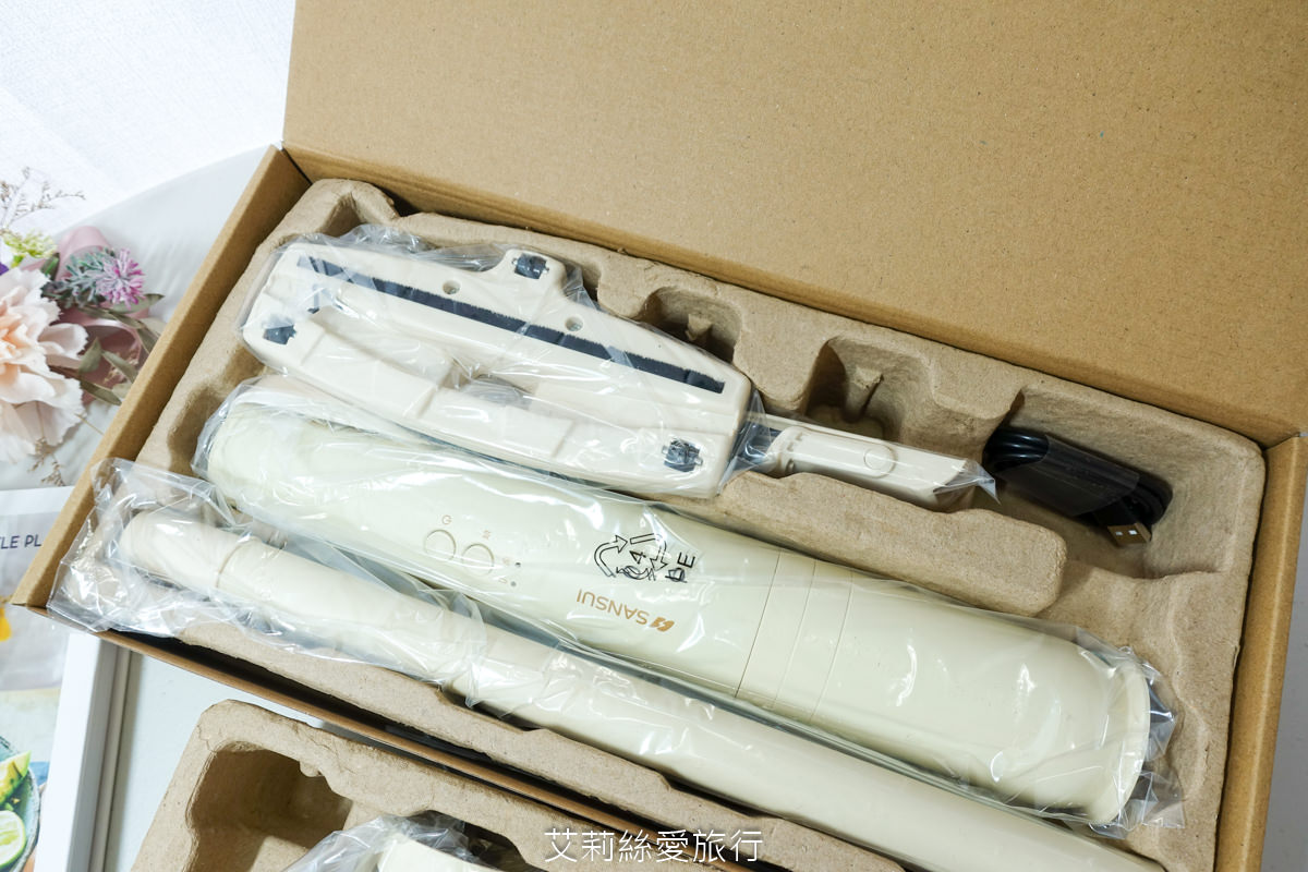 好物推薦 SANSUI山水輕淨吸迷你無線吸塵器 一機多用途無線手持好輕巧 還能變身塵螨機、居家車用清潔都ok！