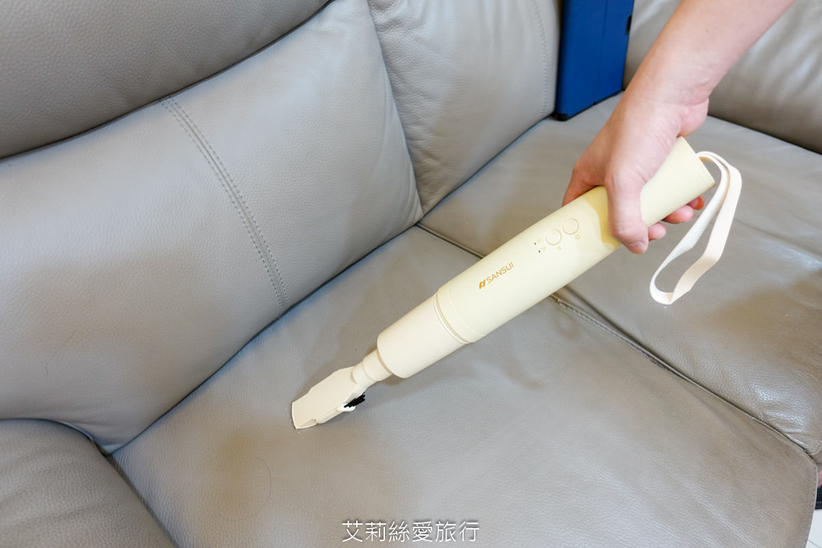好物推薦 SANSUI山水輕淨吸迷你無線吸塵器 一機多用途無線手持好輕巧 還能變身塵螨機、居家車用清潔都ok！