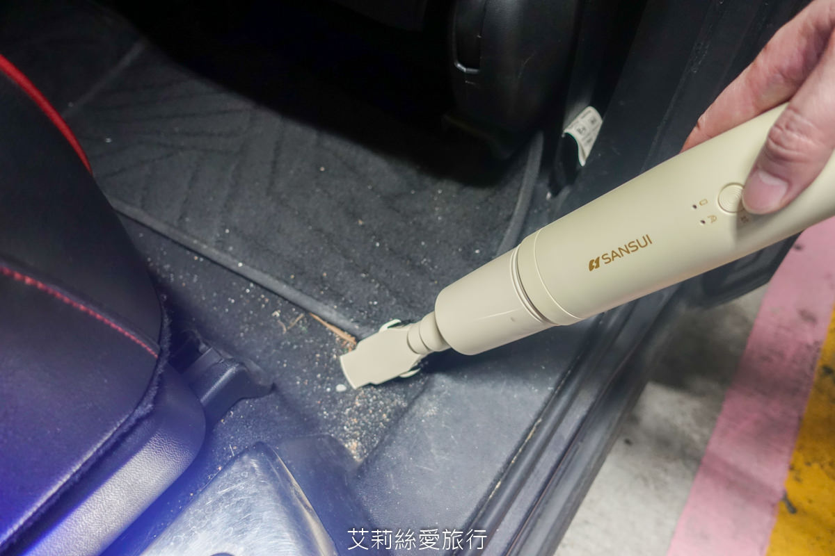 好物推薦 SANSUI山水輕淨吸迷你無線吸塵器 一機多用途無線手持好輕巧 還能變身塵螨機、居家車用清潔都ok！