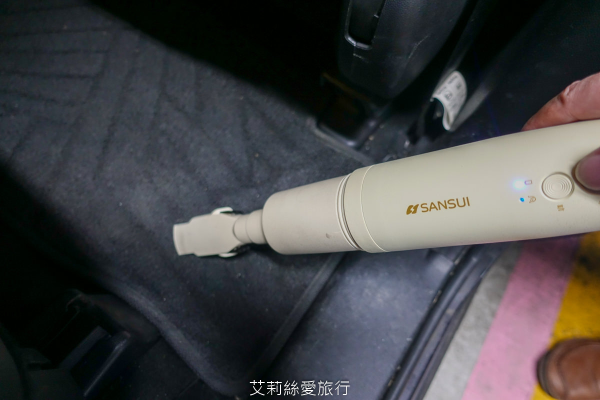 好物推薦 SANSUI山水輕淨吸迷你無線吸塵器 一機多用途無線手持好輕巧 還能變身塵螨機、居家車用清潔都ok！