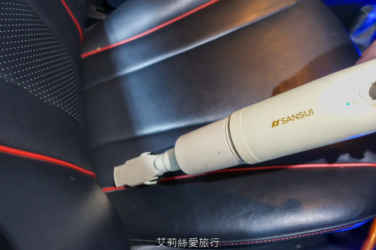 好物推薦 SANSUI山水輕淨吸迷你無線吸塵器 一機多用途無線手持好輕巧 還能變身塵螨機、居家車用清潔都ok！