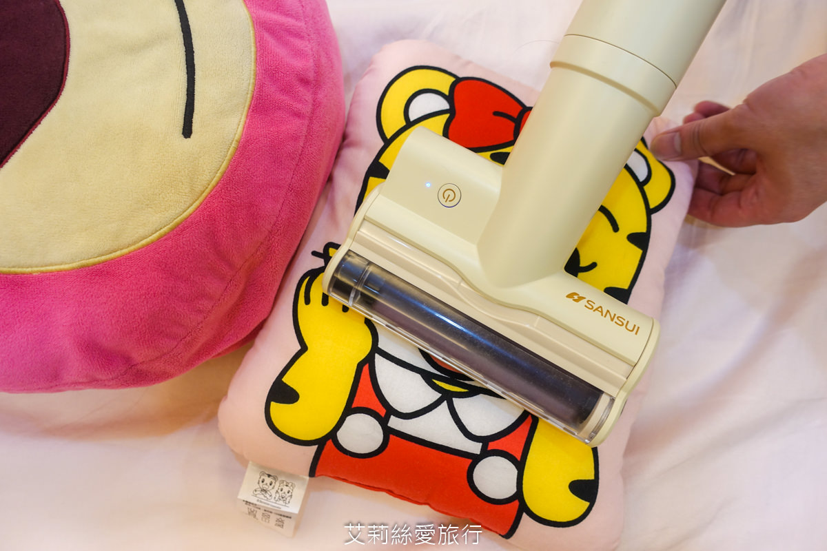 好物推薦 SANSUI山水輕淨吸迷你無線吸塵器 一機多用途無線手持好輕巧 還能變身塵螨機、居家車用清潔都ok！