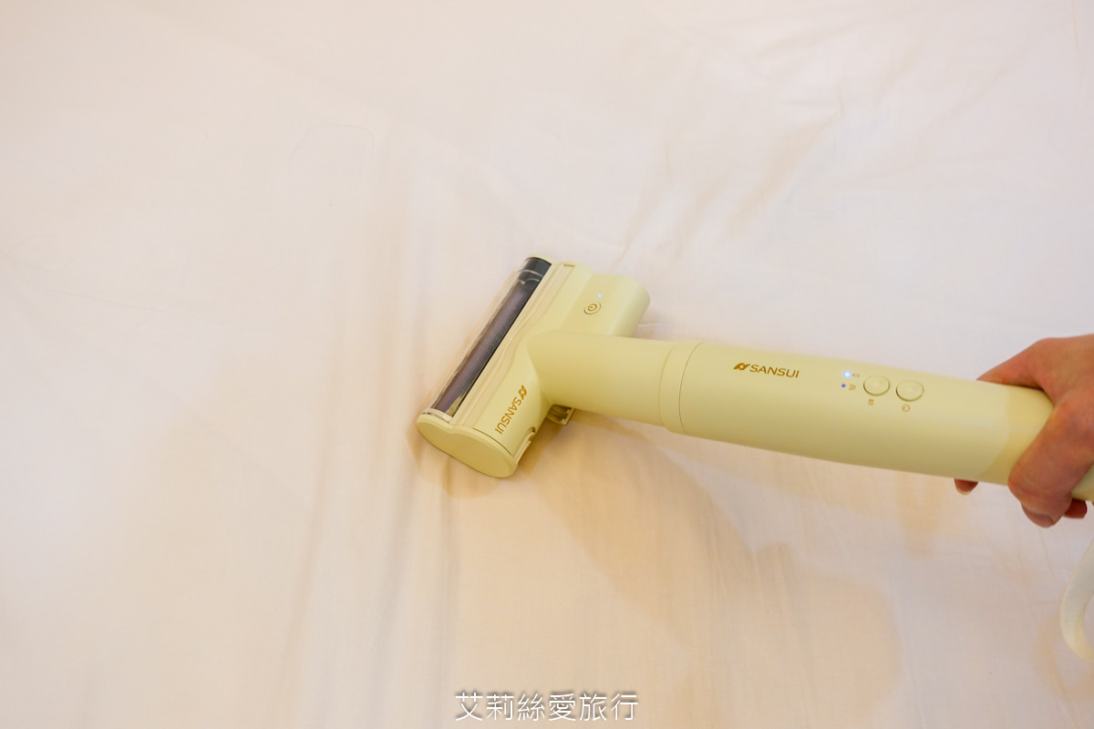 好物推薦 SANSUI山水輕淨吸迷你無線吸塵器 一機多用途無線手持好輕巧 還能變身塵螨機、居家車用清潔都ok！